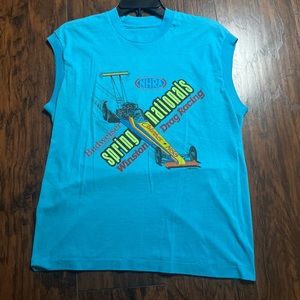 Race car muscle tee